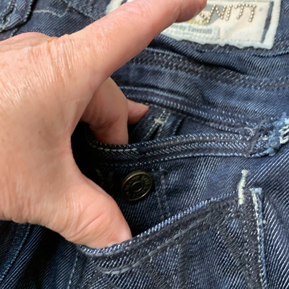 Taverniti So Jeans, Janis Punk 18, Low Rise, Dark Wash, Bootcut, Quality Jeans - Picture 4 of 16